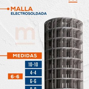 Malla Electrosoldada 6-6 / 10 -10